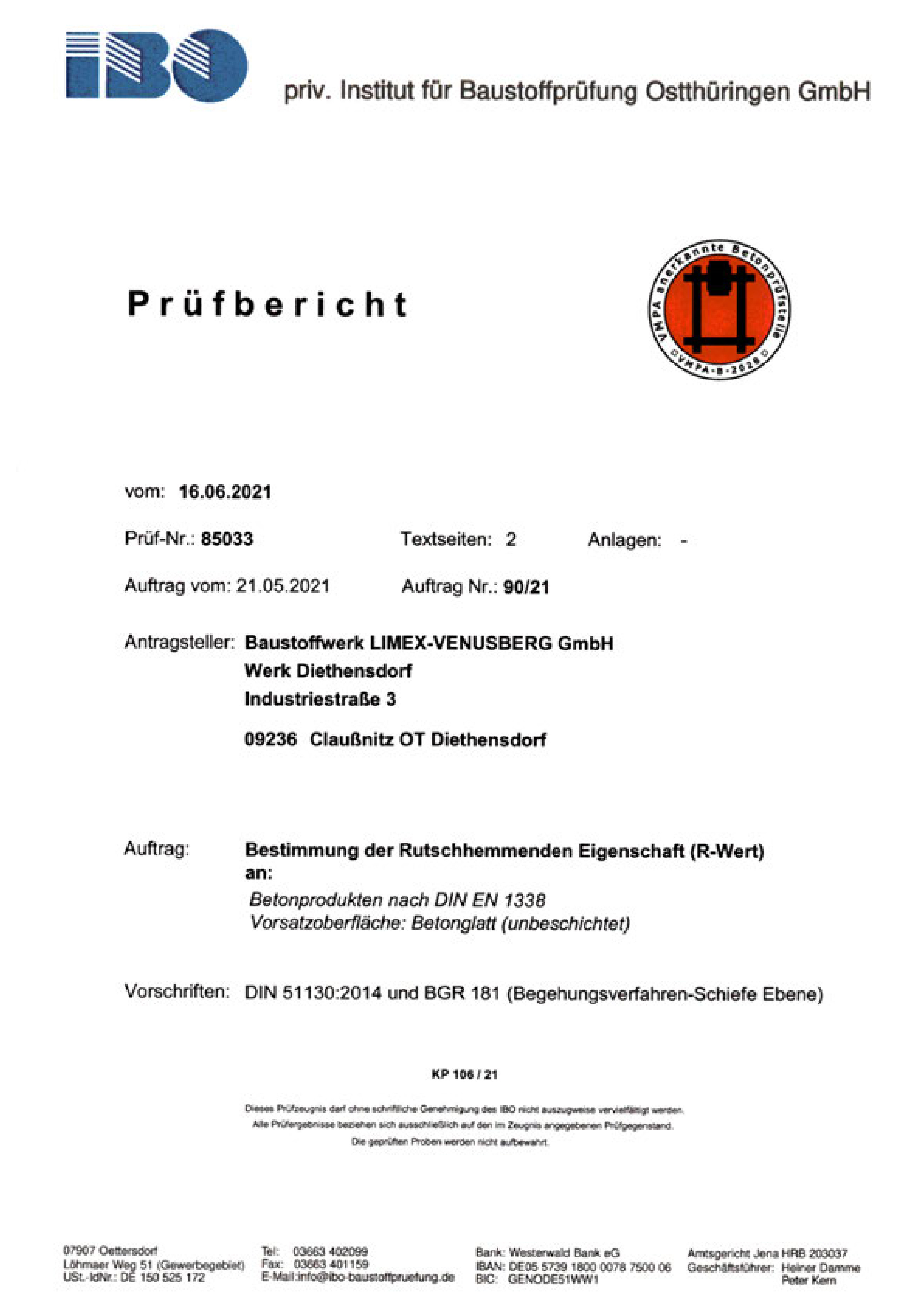 LIMEX Infocenter Zertifikat RE betonglatt pdf