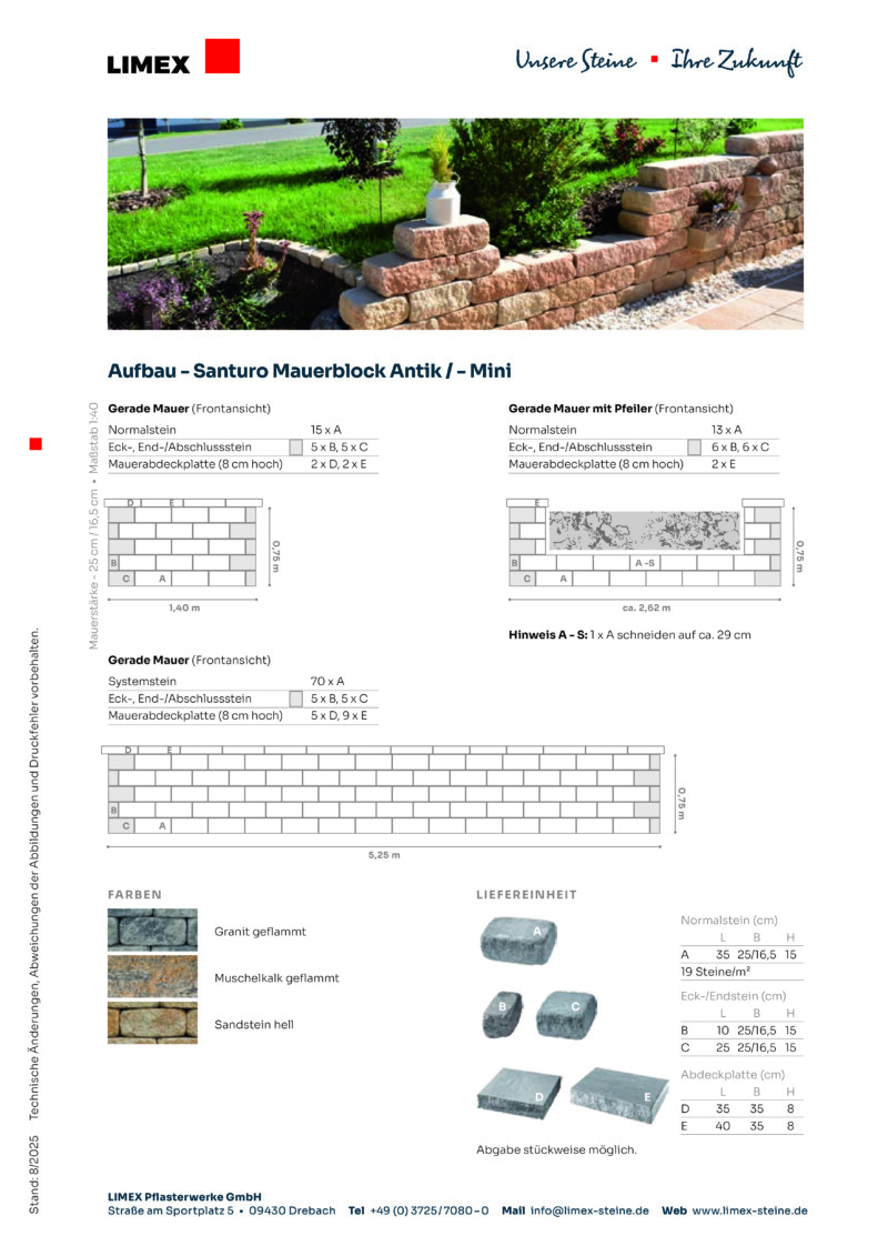 Santuro Mauerblock Antik / -Mini DBV SanturoMauerblockAntik Mini pdf
